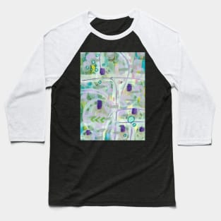 Acrylic Art Painting Original Artwork Abstract Baseball T-Shirt